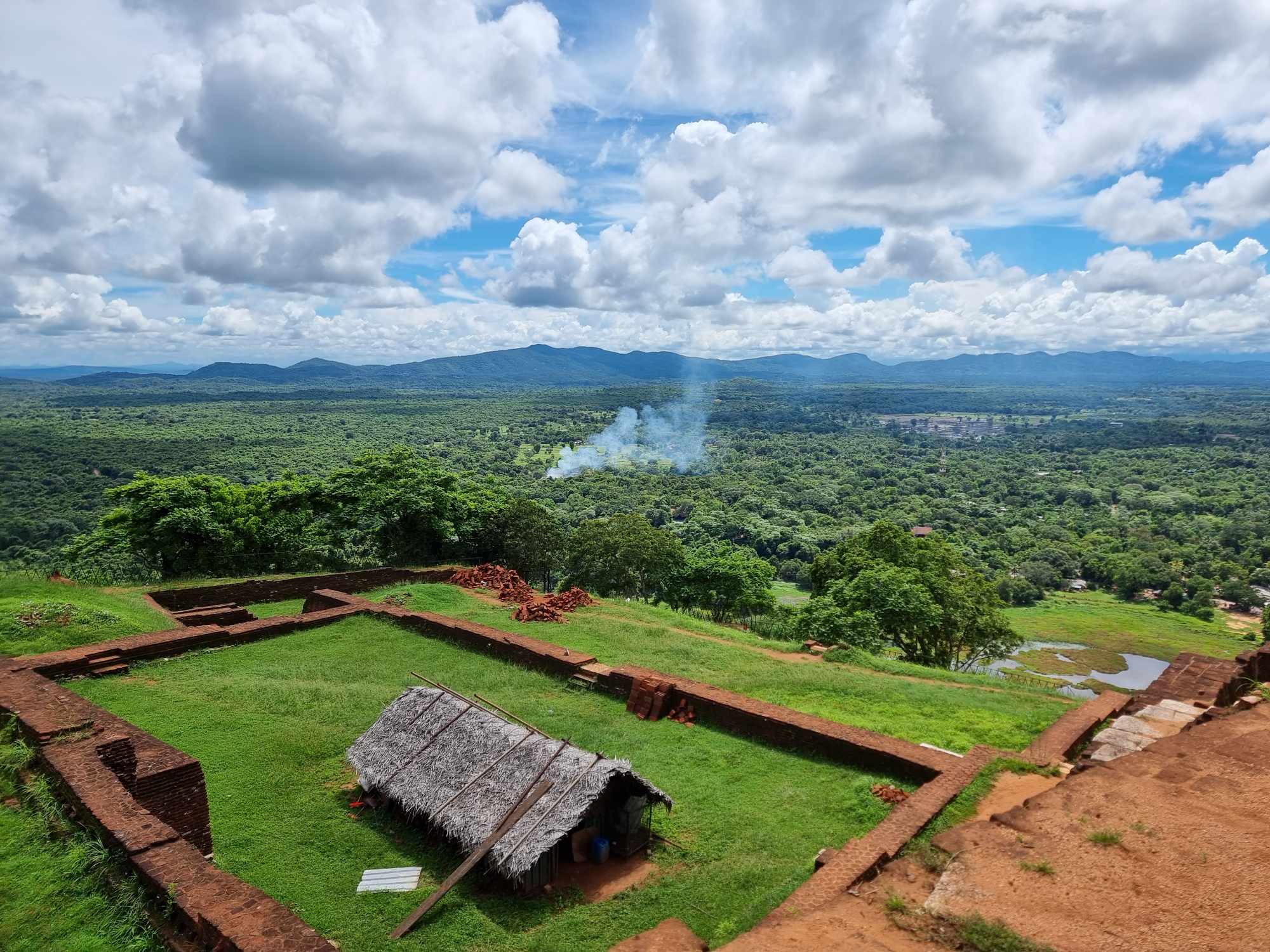 Scenic jungle and mountain view near Sigiriya, Sri Lanka